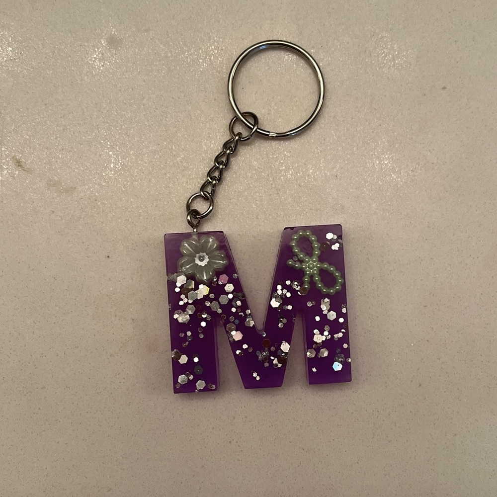 M keychain